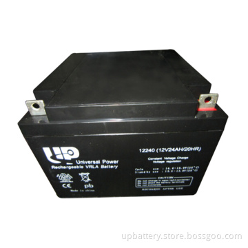 Valve Regulated Lead Acid Battery 12V 24ah for Medical Equipment